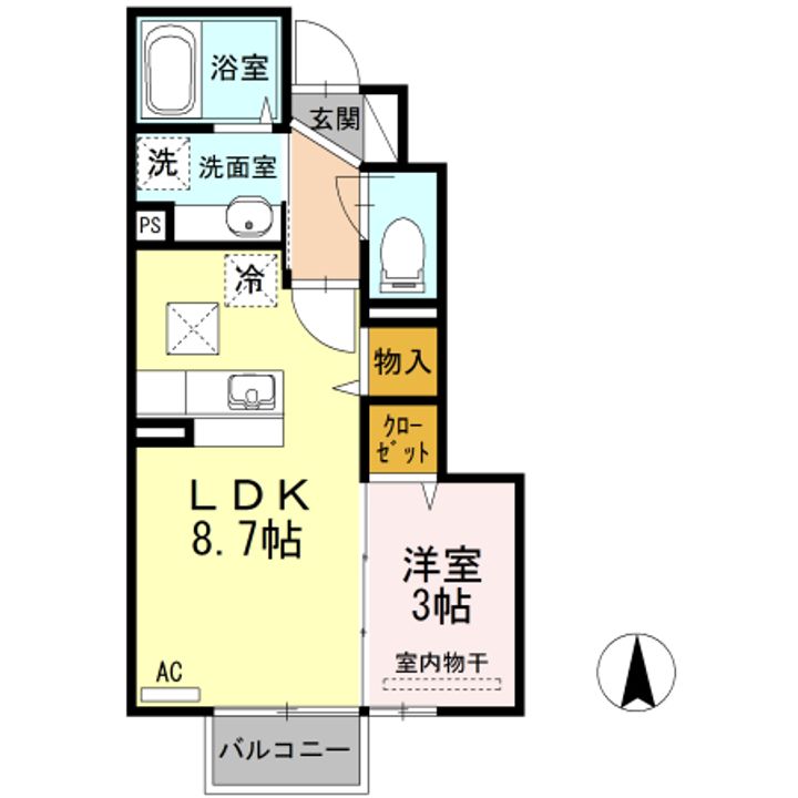 ボヌール沼の間取り