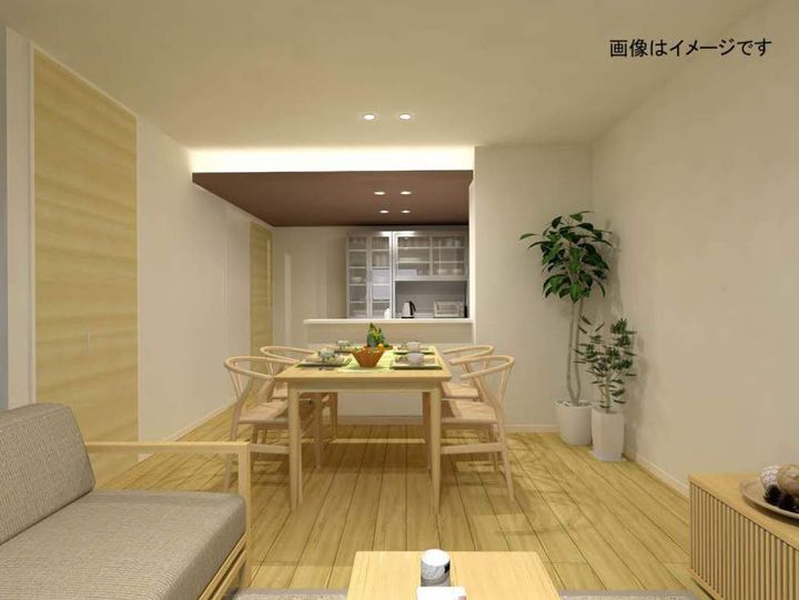 福岡県北九州市八幡西区西鳴水2丁目の賃貸マンションの居間