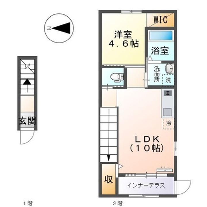 OLIVEⅡ(オリーブ)209の間取り