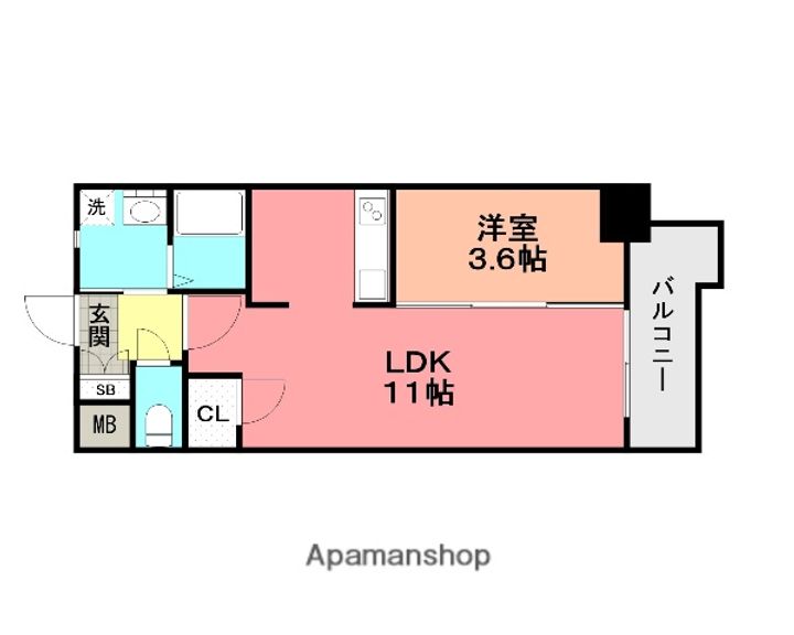 仮称)白銀マンションの間取り