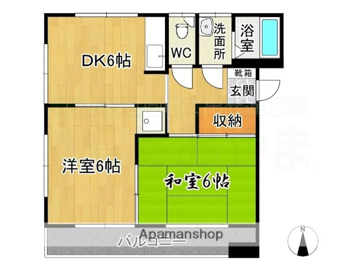 長谷アパートの間取り
