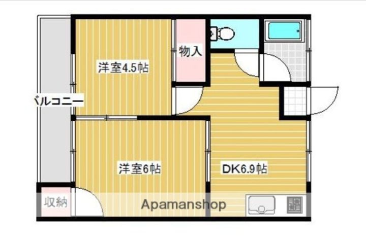 TMコーポの間取り