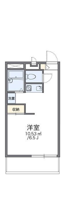 レオパレスドムス筑紫野の間取り