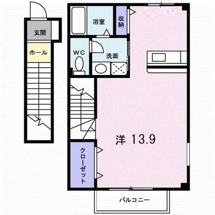 パレス藤Ⅱの間取り