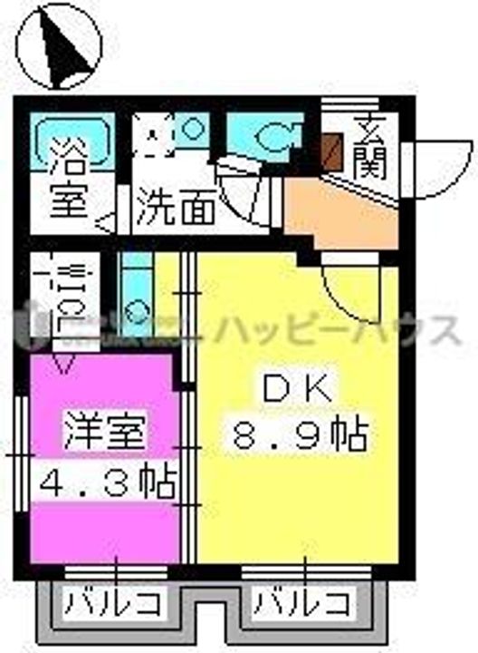 ビバリーヒルズハウスの間取り