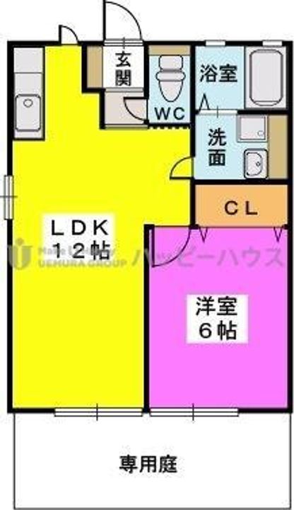 サンライズ宮ノ脇の間取り