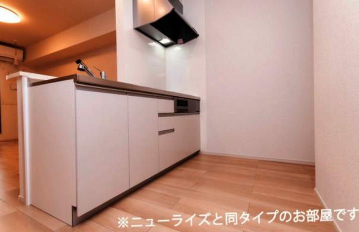 リヴァーサイド・フィオーレ Ⅲのキッチン