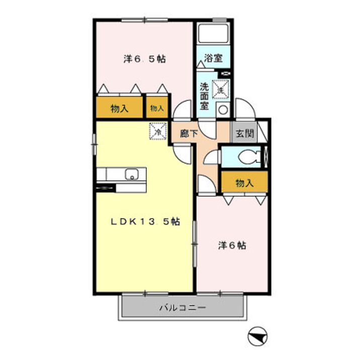 ヴェルドミール・大山の間取り