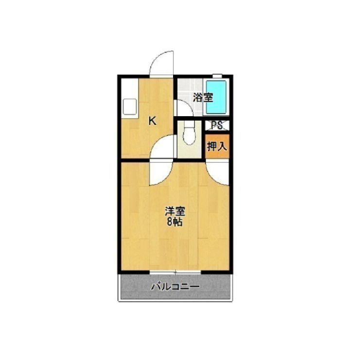 NKコーポ103の間取り