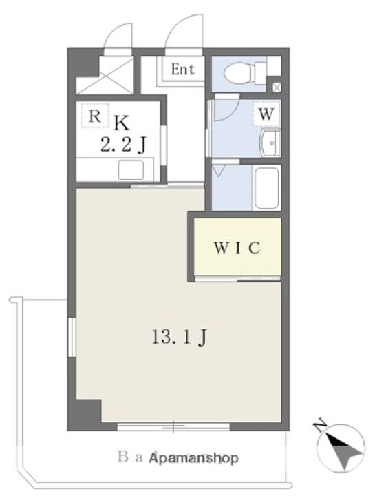 セントレージ参番館203の間取り