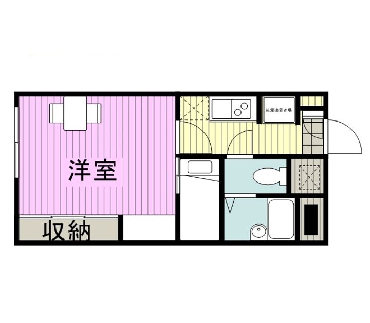 カルム筑後103の間取り