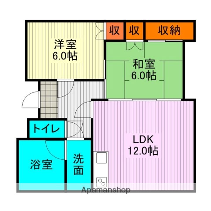 福岡県八女市吉田(一戸建)の賃貸物件戸建ての間取り