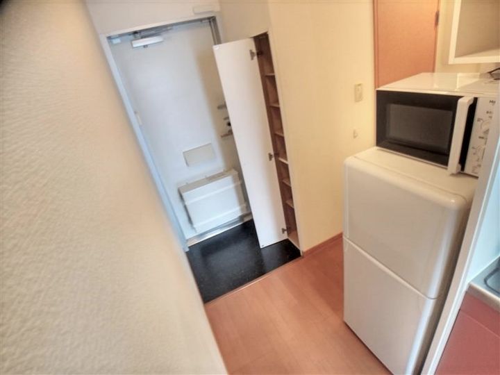 レオパレスさくらの玄関