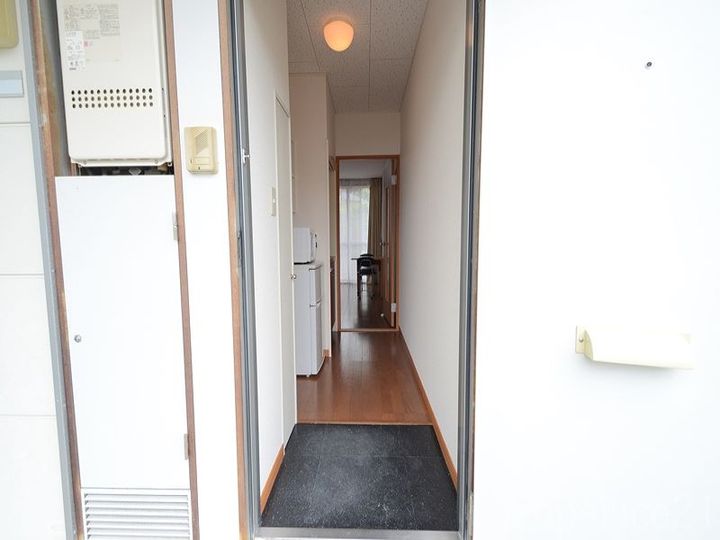 レオパレスMIYAMAEⅡ202の玄関