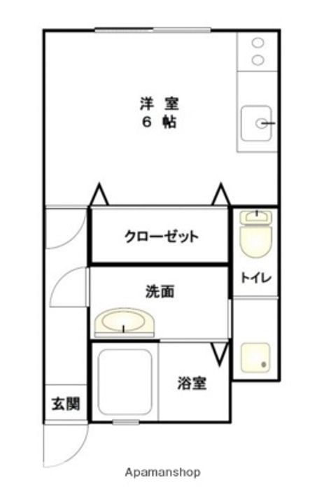 サンマリノ龍ケ原A棟101の間取り
