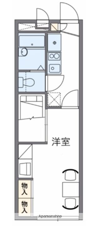 グランドールYUNOSOⅡ202の間取り