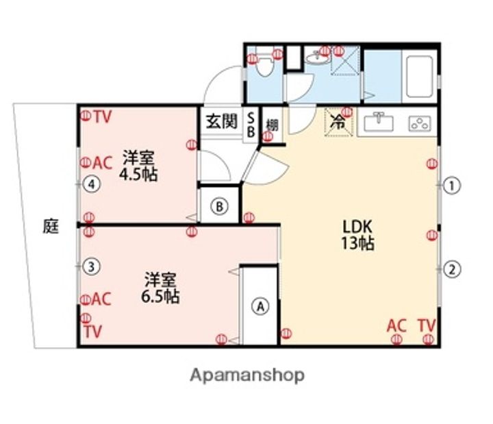 パナハイツいづみ102の間取り