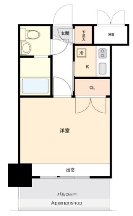 エステート・モア平尾駅前通りの間取り