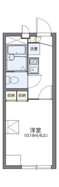レオパレスサンライズの間取り