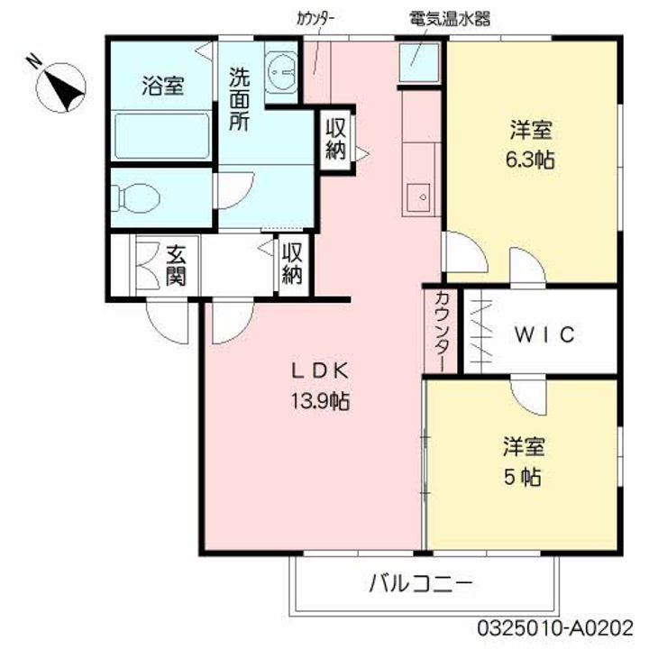 グリーンヒルズ笹丘の間取り