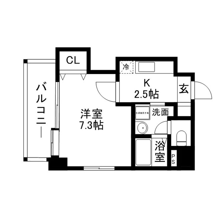 WEST VILLAGE 西公園の間取り