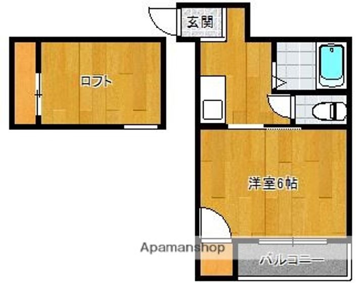 シティボックス西新の間取り