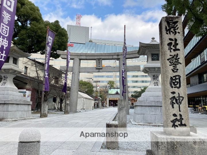 サンクス渡辺通の周辺