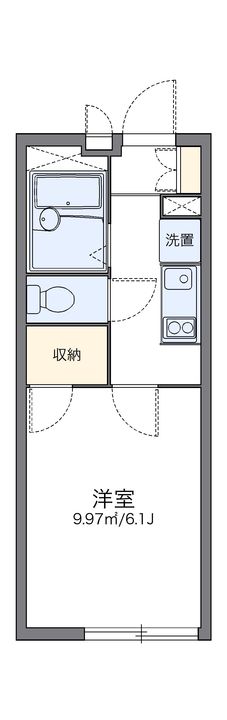 レオパレス平尾の間取り