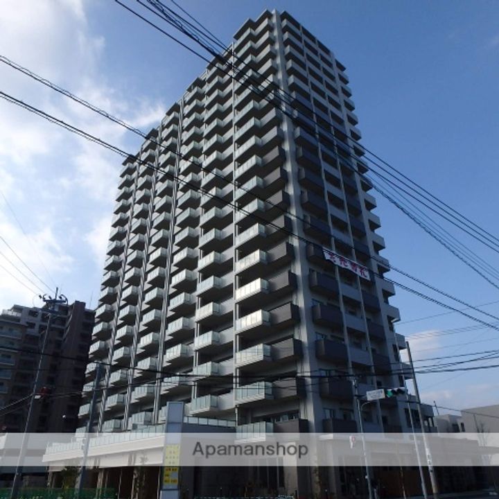 九大学研都市タワー19の外観