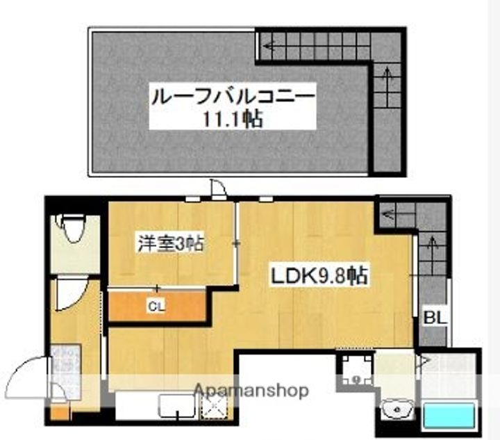 Grandtic COPAIN DOME SIDEの間取り