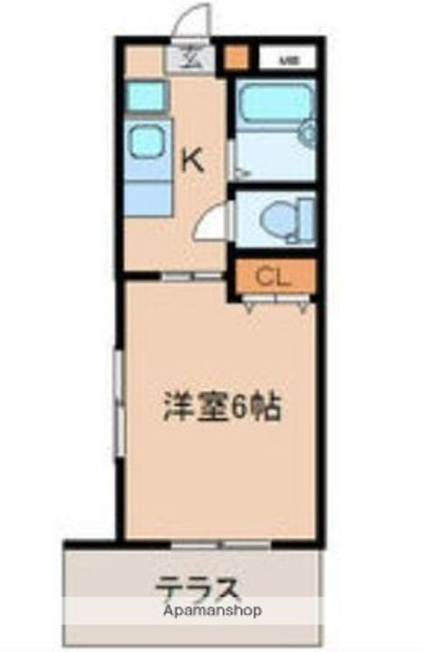 クレール城西の間取り