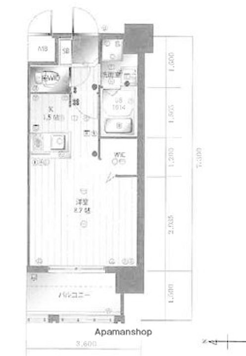 LA FASE ESPERANSA大濠の間取り