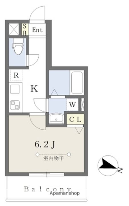 エーデルⅡ周船寺の間取り