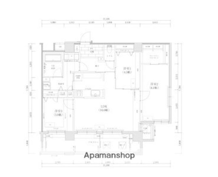 THE TEN GOOD 祖原Ⅱの間取り