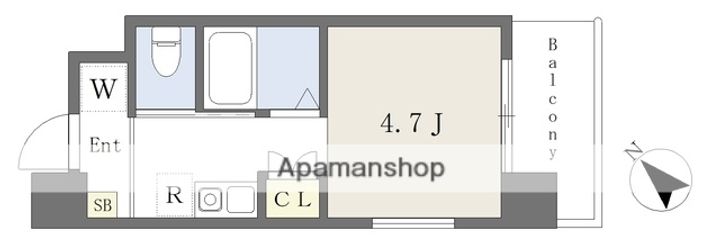 ヴィラージュ博多駅南の間取り