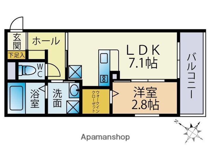 スペリオーレ別府南の間取り