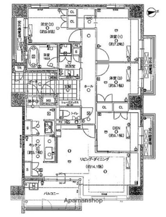 グランドメゾン高取参番館の間取り