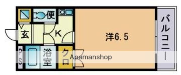 福岡県福岡市南区大橋3丁目の賃貸マンションの間取り