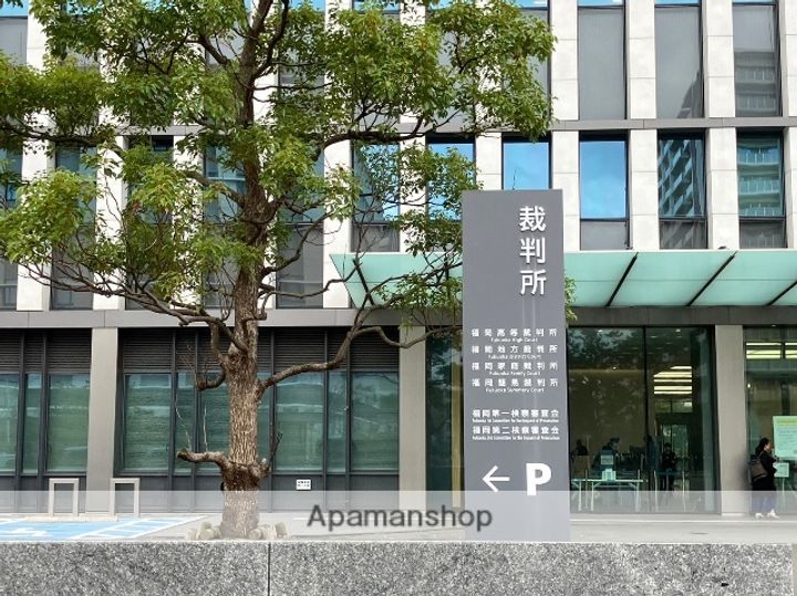 福岡県福岡市中央区清川1丁目の賃貸マンションの周辺