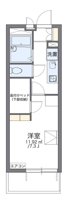 レオパレスPINEの間取り