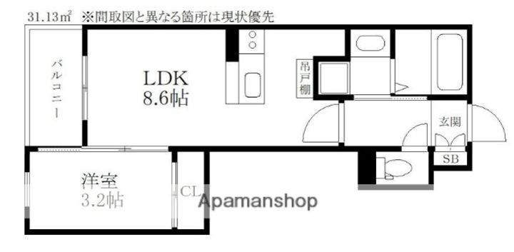 東油山TERRACEの間取り