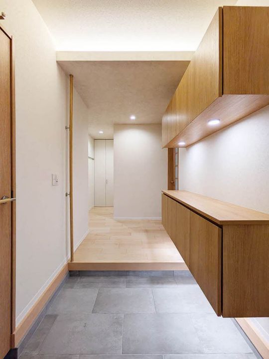 プレミアス城西の玄関