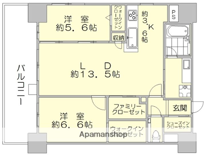 ゼクシオン博多の間取り