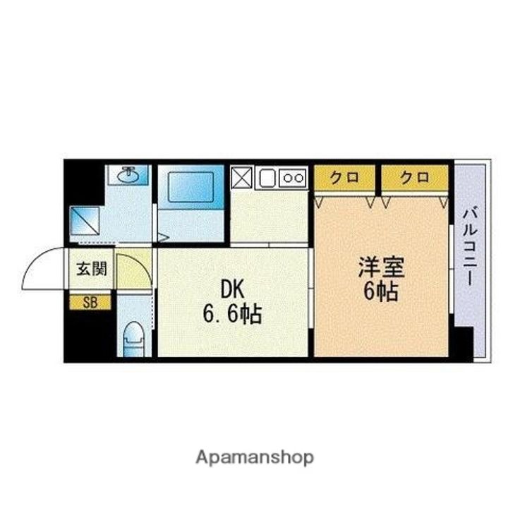 セレーノ姪浜の間取り