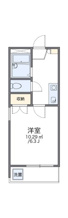 レオパレス師岡の間取り