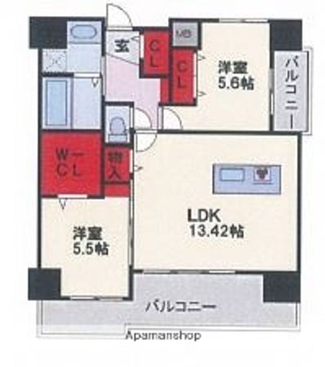 ざ・荒江の間取り
