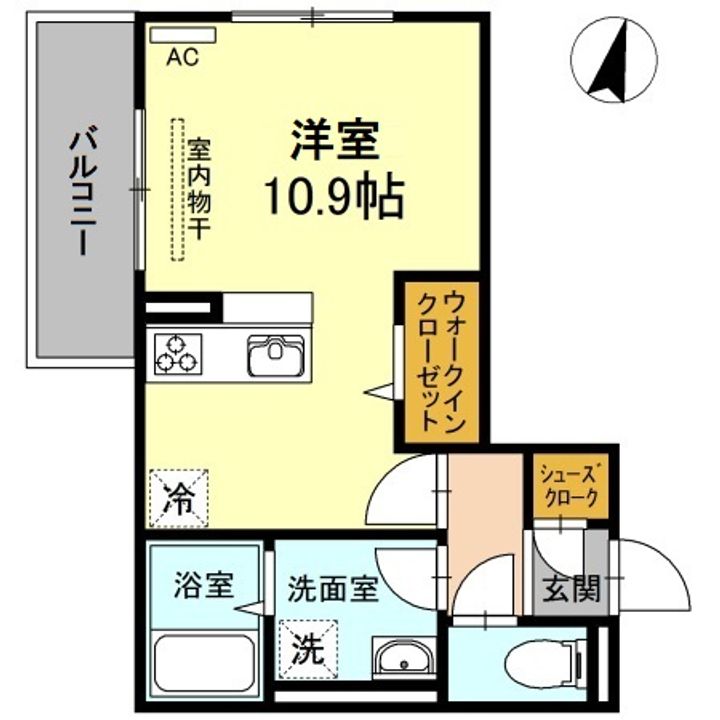 DーROOM別府の間取り