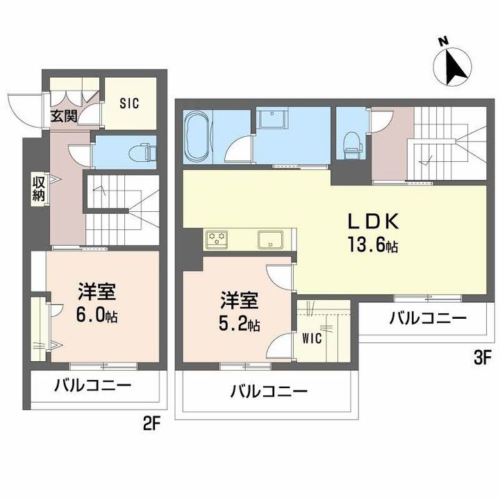 PLANCHER曙の間取り