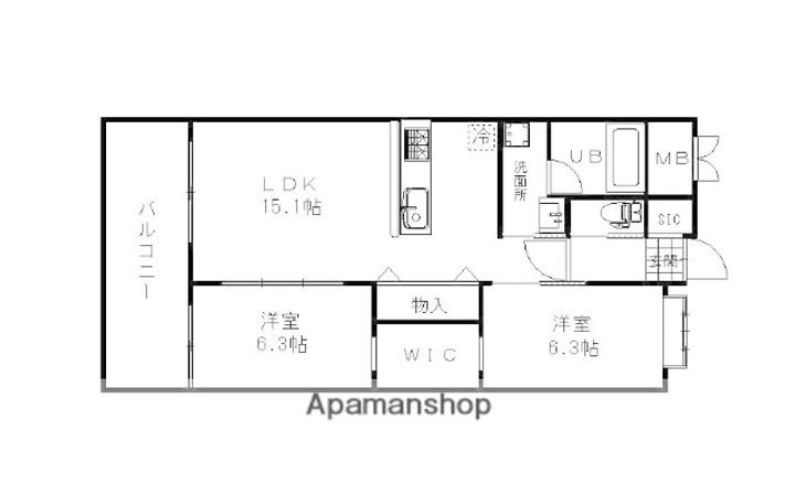 アントレ平尾参道の間取り