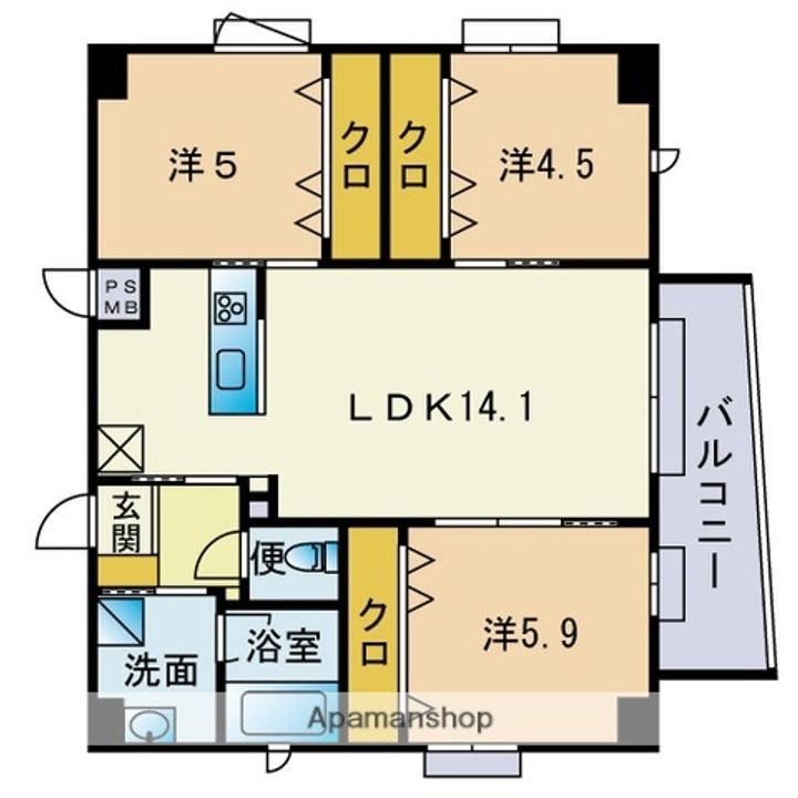 ラフテル白金の間取り